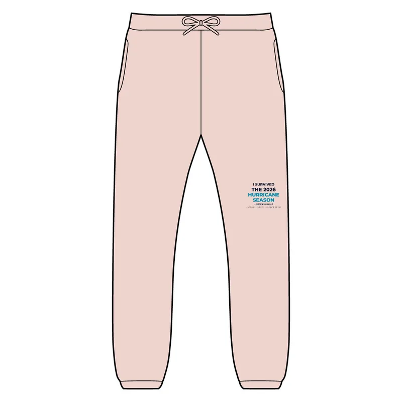 Unisex ReFlex Fleece Sweatpants in Blush