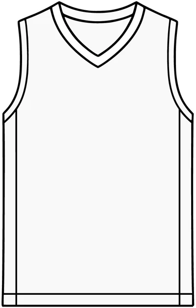 Rival Basketball Rev Jersey in Black/ White