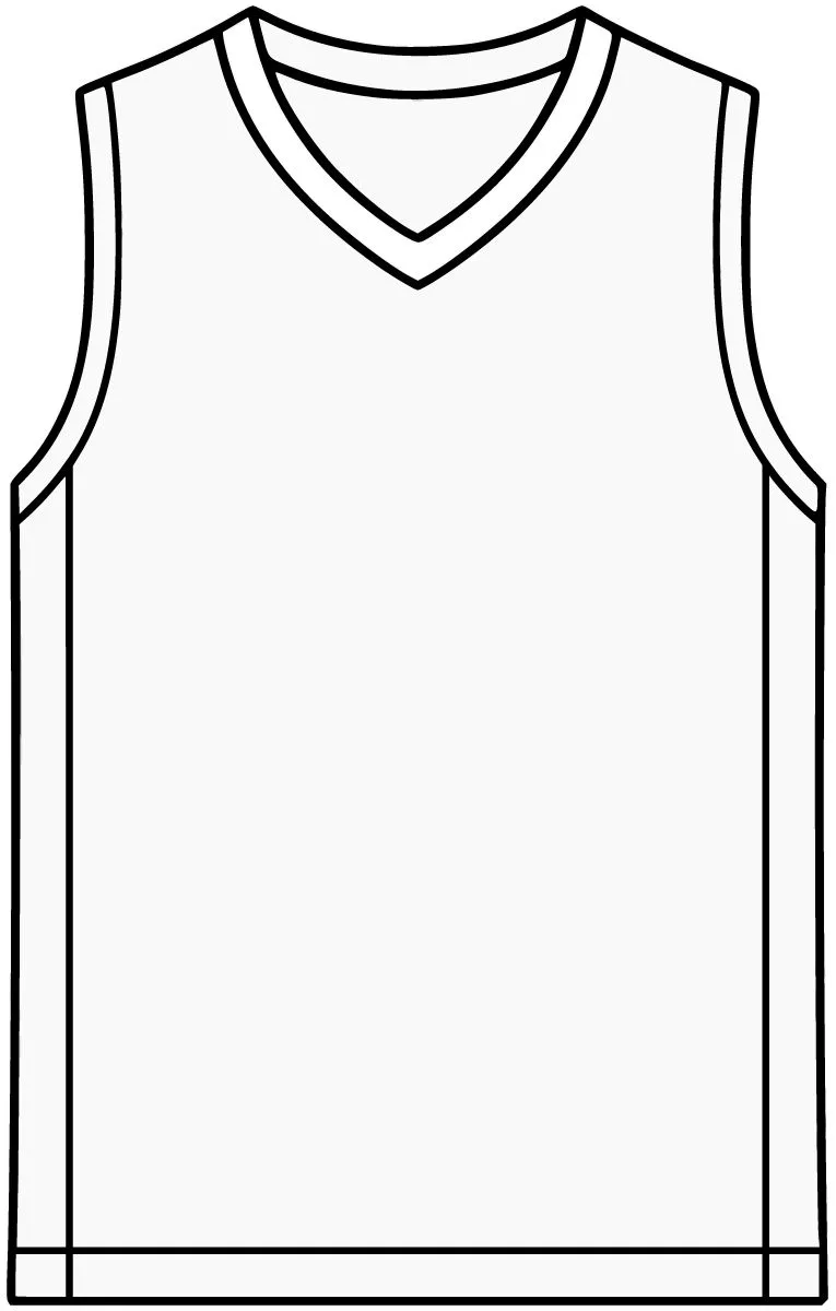 Rival Basketball Rev Jersey in Black/ White