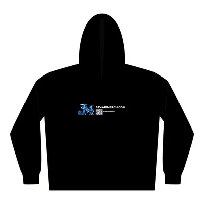Unisex Cooper Dry Hooded Sweatshirt in Black