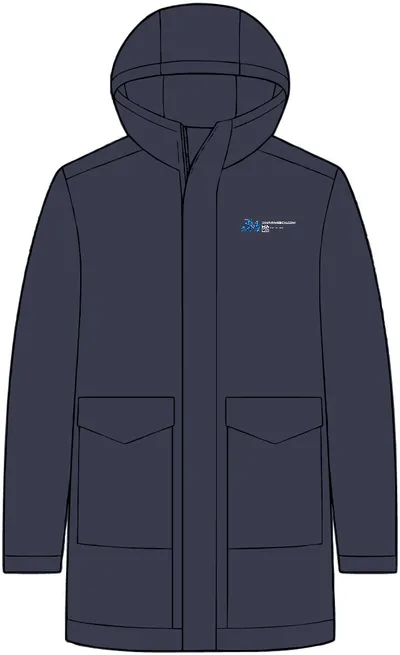 Collective Outer Soft Shell Parka in River Blue Navy