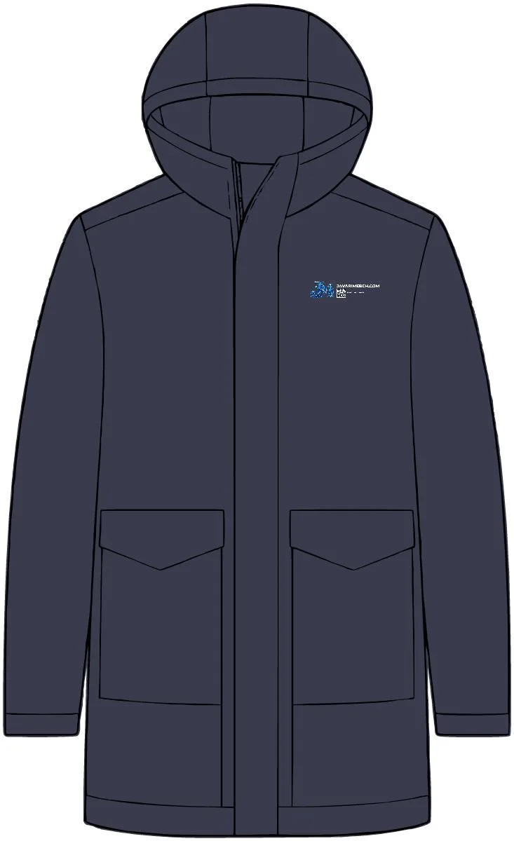 Collective Outer Soft Shell Parka in River Blue Navy