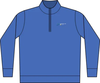 Performance Fleece 1/4-Zip Pullover Sweatshirt in Royal
