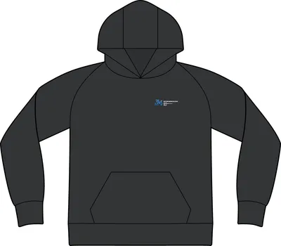 Sport-Wick Stretch 1/2-Zip Hoodie in Charcoal Grey