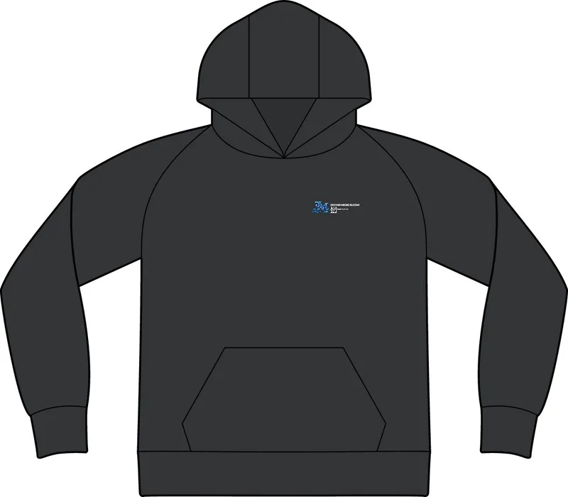 Sport-Wick Stretch 1/2-Zip Hoodie in Charcoal Grey