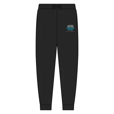 Perfect Tri Fleece Jogger in Black
