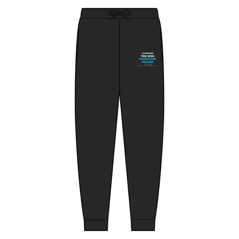 Perfect Tri Fleece Jogger in Black