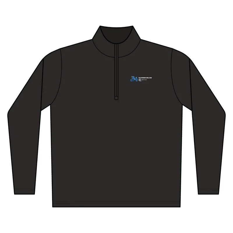 Men's Polyester Sweatshirt in Black
