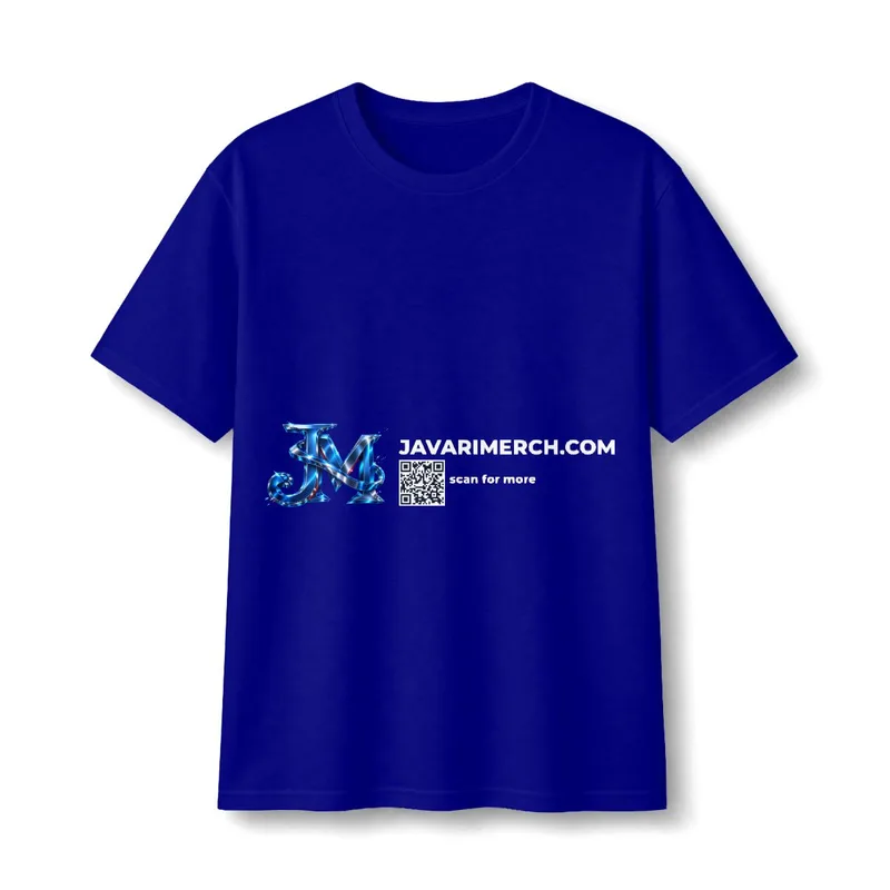 Light Cotton Tee in Navy