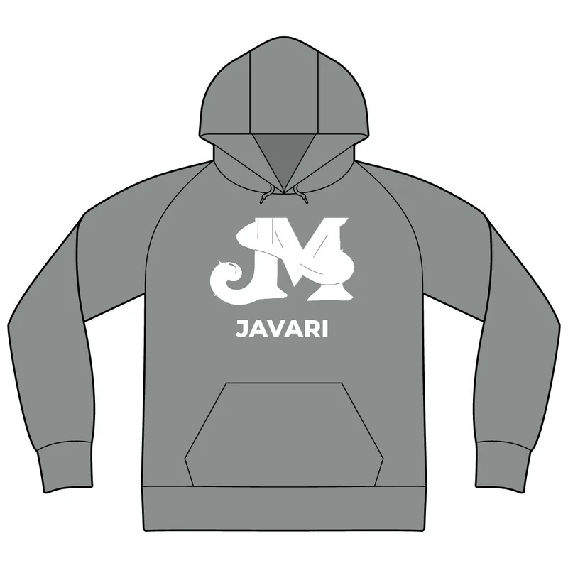 Unisex Organic CVC Fleece Pullover Hoodie in Aluminum Grey Heather
