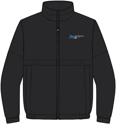 Legacy Jacket in Black/ Steel Grey