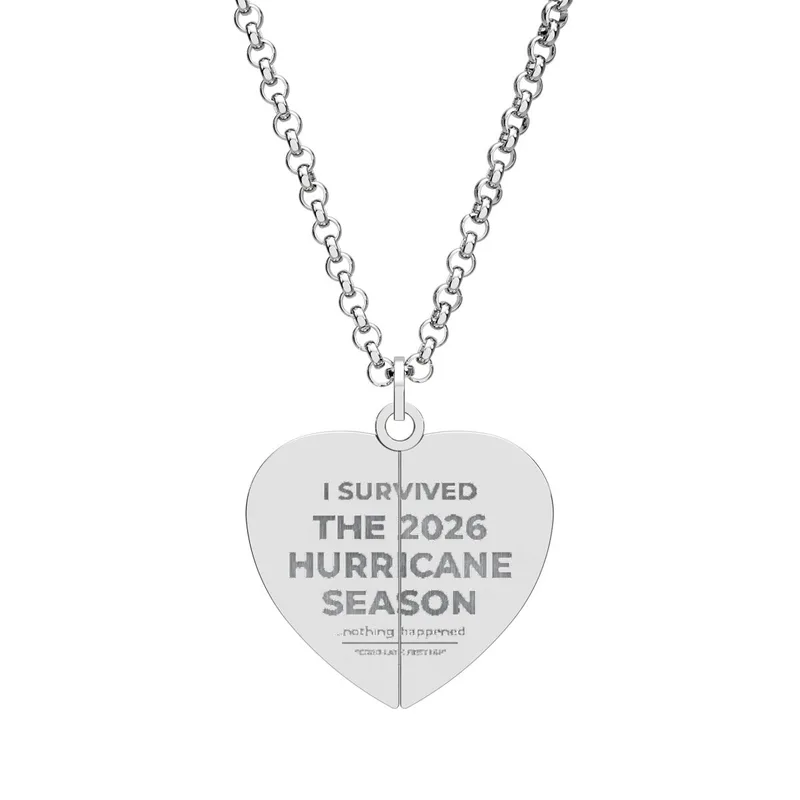 Hidden Message Heart Necklace (Engraving) in 18K Gold PVD Coating / Stainless Steel