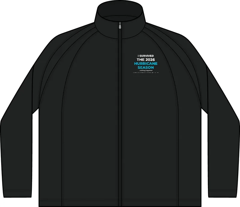 Tricot Track Jacket in Black/ Black