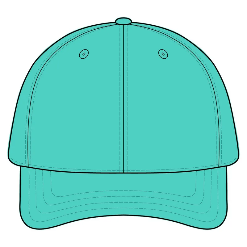 Pigment-Dyed Cap in Teal