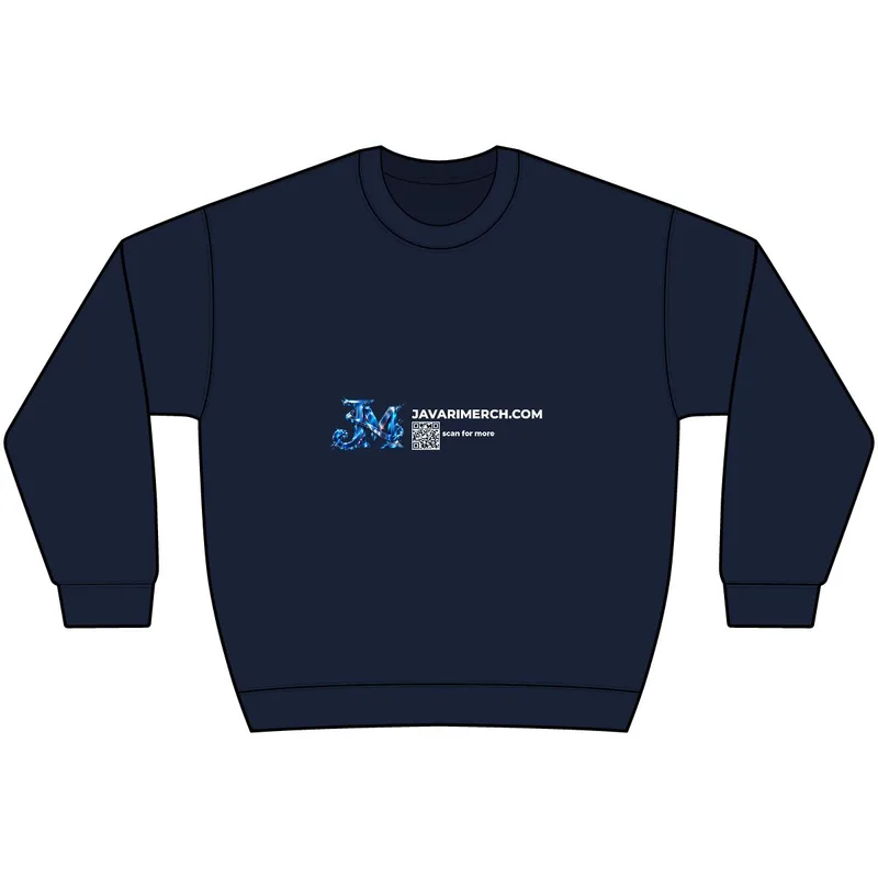 Heavy Crewneck Sweatshirt in Navy