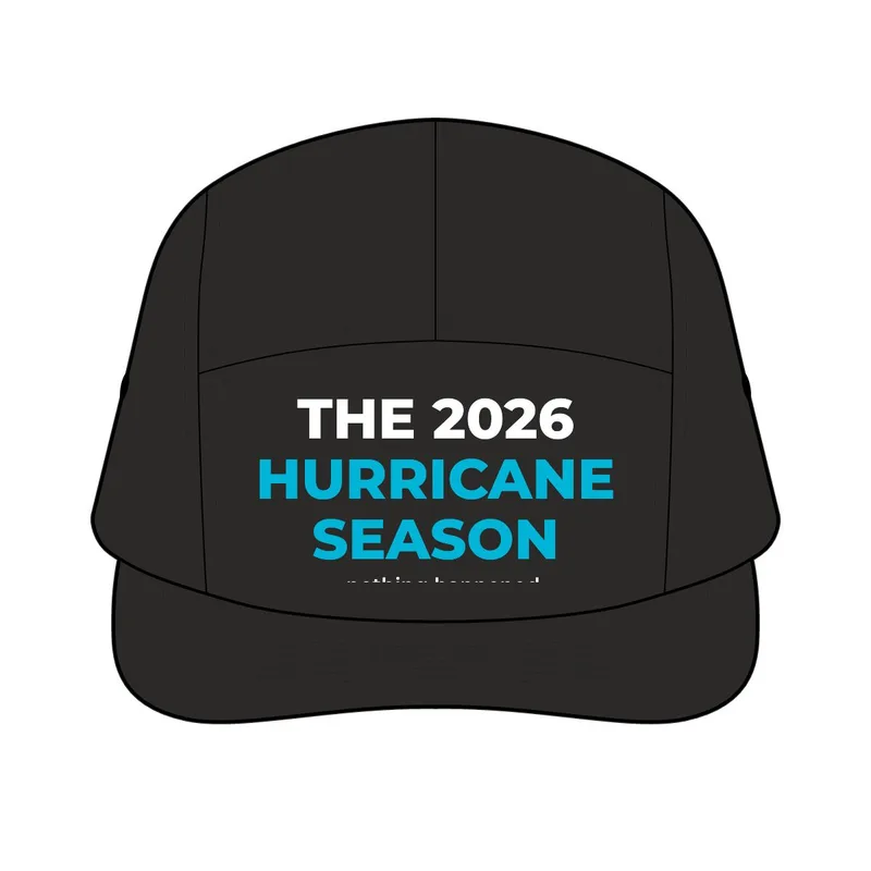 Brushed Cotton Camper Cap in Black