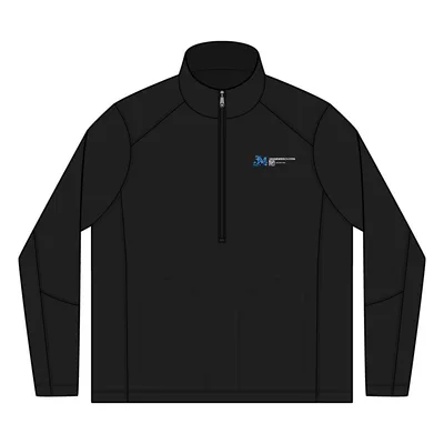 Arc Sweater Fleece 1/4-Zip in Deep Black