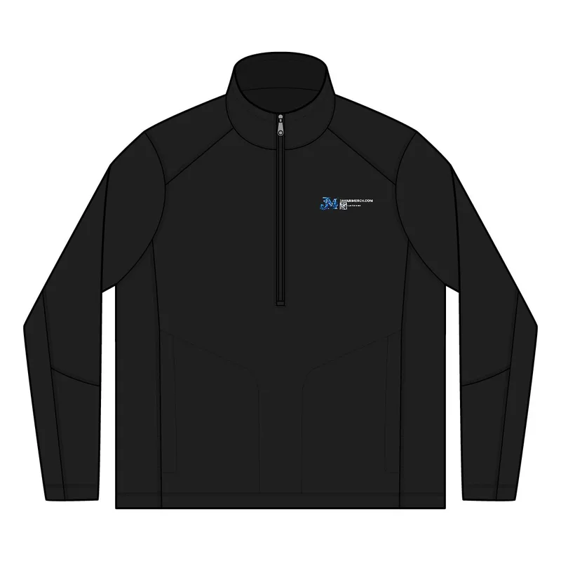 Arc Sweater Fleece 1/4-Zip in Deep Black