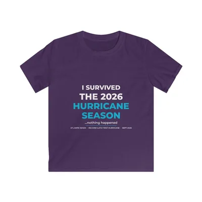 Kids Softstyle Tee in Purple