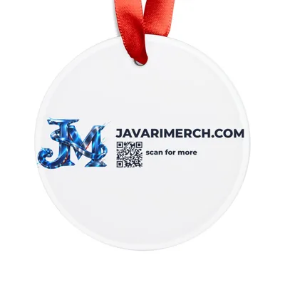 Acrylic Ornament with Ribbon