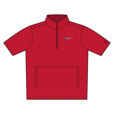 Men's Polyester Outerwear in Red