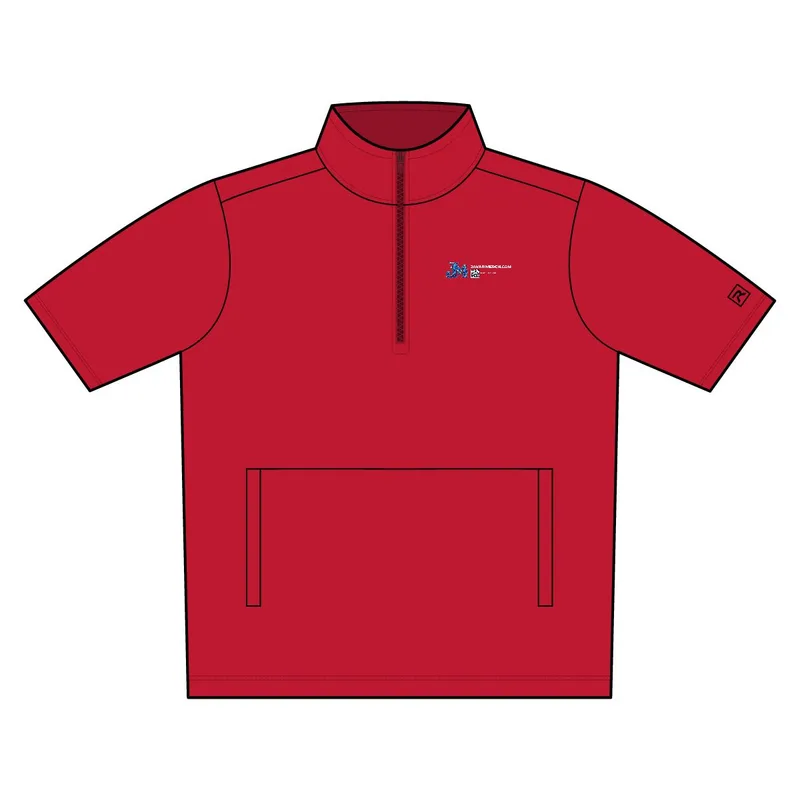 Men's Polyester Outerwear in Red