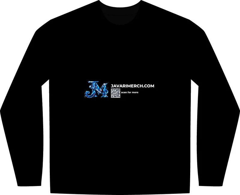 Unisex Long Sleeve T-Shirt in Black