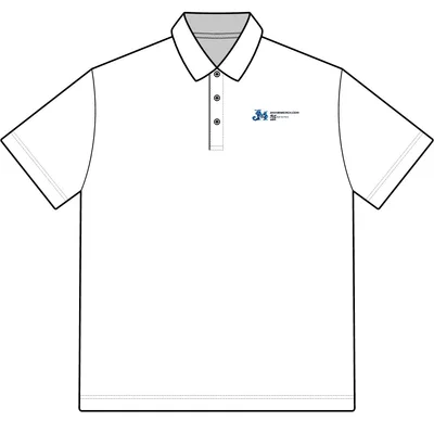 Men's Raleigh Stretch Polo in White
