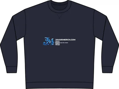Performance Fleece Crewneck Sweatshirt in Deep Navy