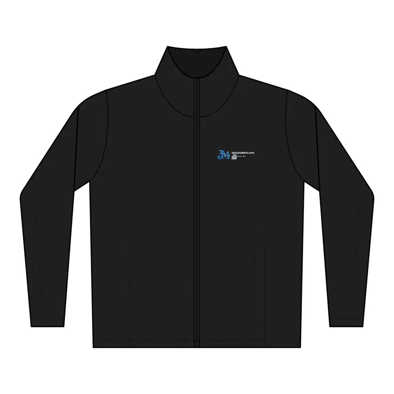 Women's Arc Sweater Fleece Jacket in Deep Black