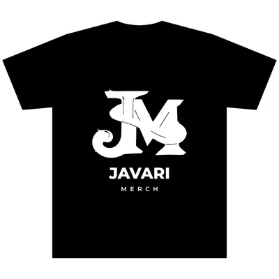 Unisex CVC V-Neck Tee in Black