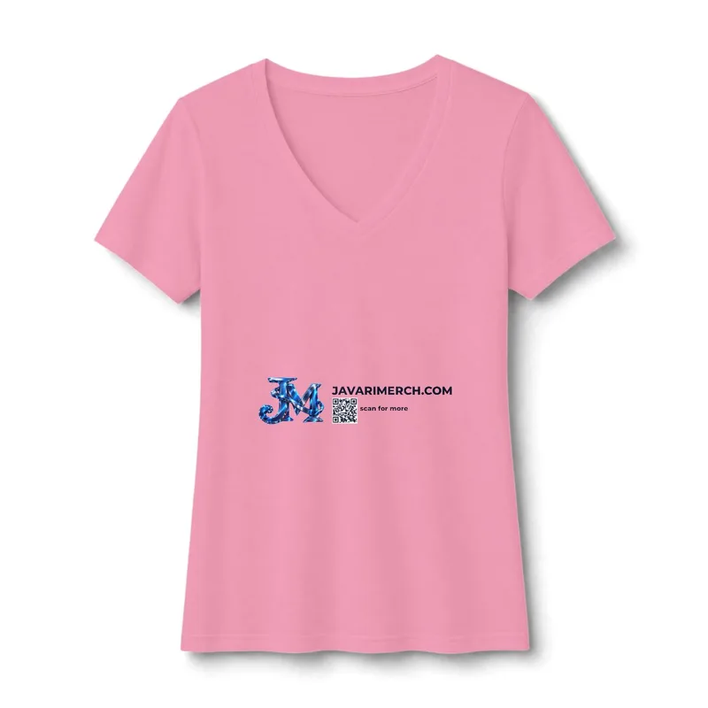 Women's Ideal V-Neck Tee in Raspberry