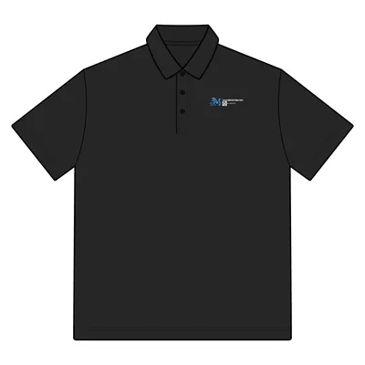 Tall Stain-Release Polo in Black