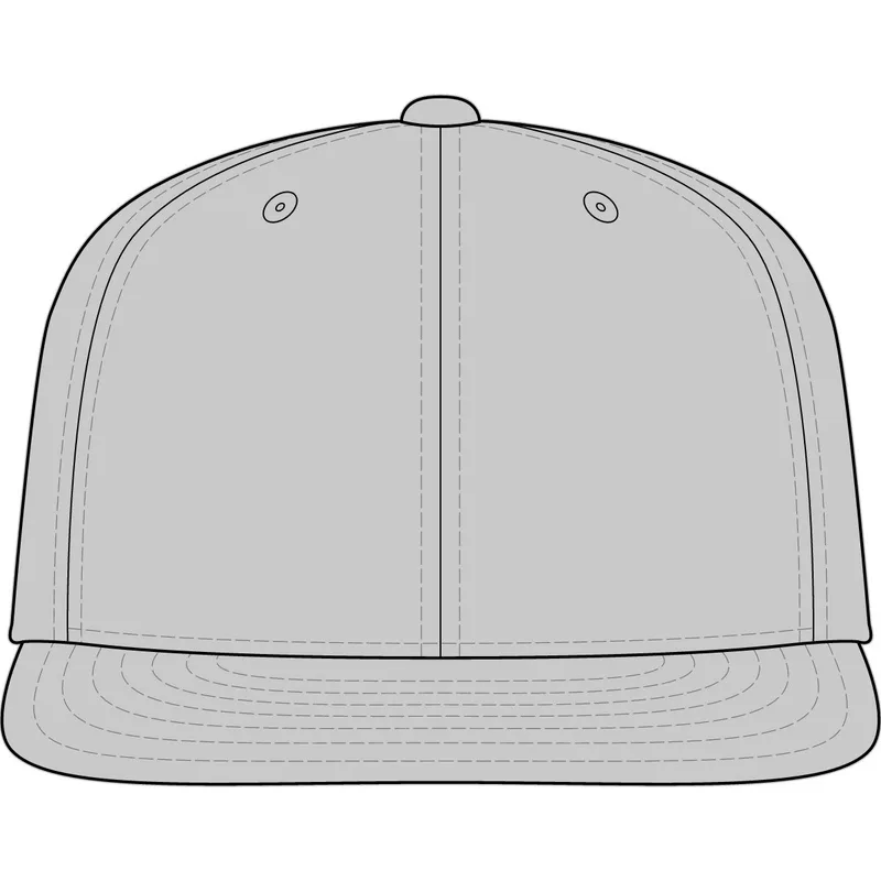 Snapback Cap in Heather Grey