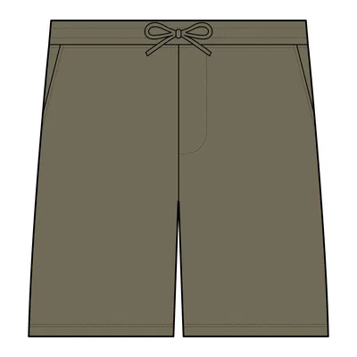 Men's Midweight Fleece Shorts in Forest Camo
