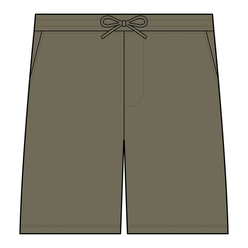 Men's Midweight Fleece Shorts in Forest Camo