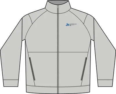 Sport-Wick Flex Fleece Full-Zip in Light Grey Heather