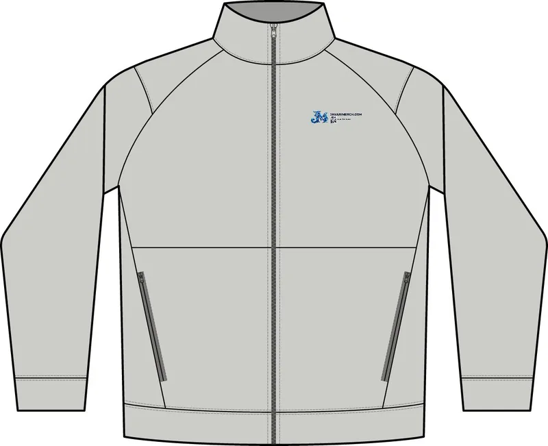Sport-Wick Flex Fleece Full-Zip in Light Grey Heather