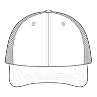 The Hinsen Mesh Back Cap — White · One size