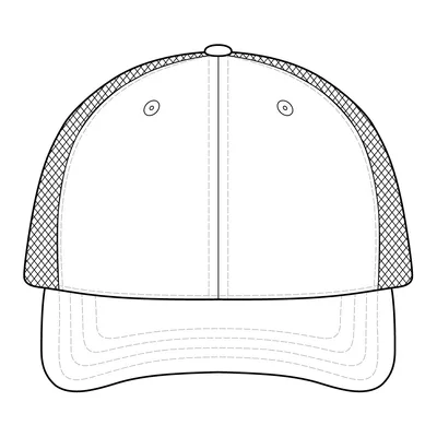 The Hinsen Mesh Back Cap in White