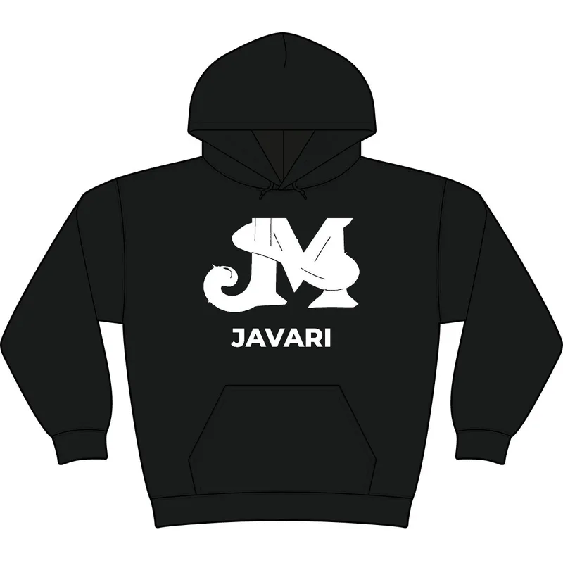 Softek Long Sleeve Hooded Tee in Black