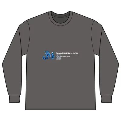 Chore Long Sleeve Tee in Dark Heather Grey