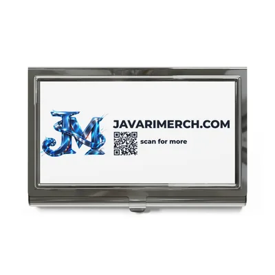 Business Card Holder in Silver