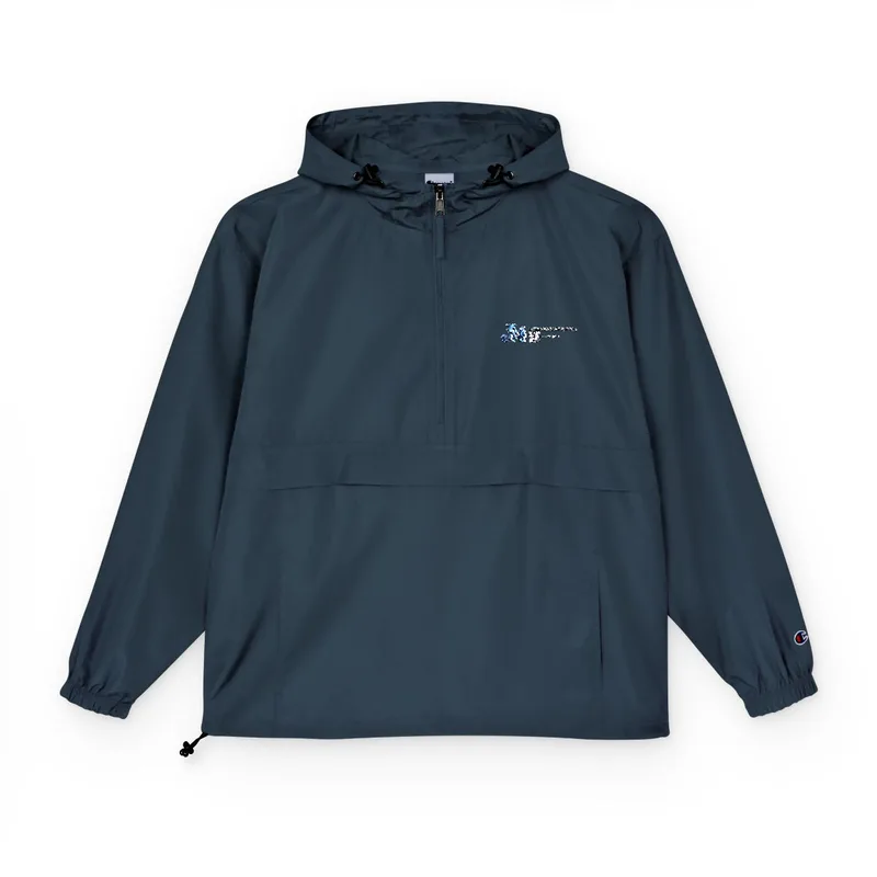 Champion Unisex Packable Anorak Jacket in Navy