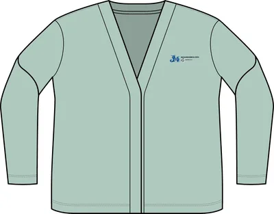 Women's Concept Open Cardigan in Dusty Blue