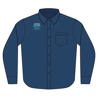Long Sleeve Value Denim Shirt in Ink Blue