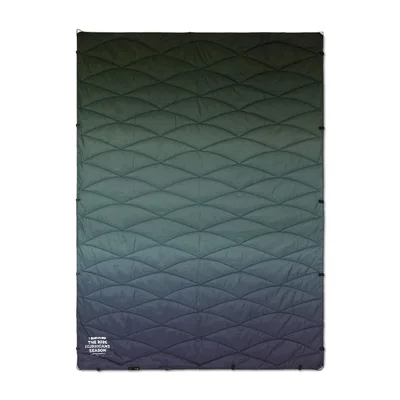Puffer Blanket (Embroidery) in Arctic Glow