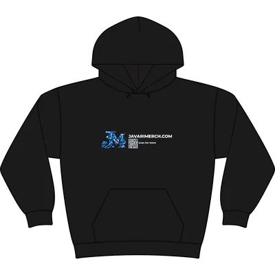 PosiCharge Tri-Blend Wicking Fleece Hooded Pullover in Dark Grey Heather