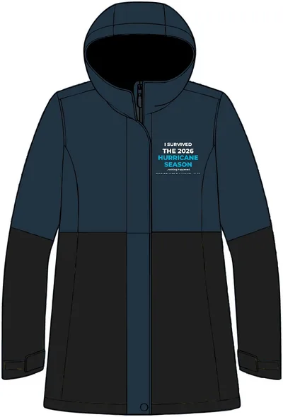 Women's Insulated Heavy Ripstop Jacket in Dress Blue Navy/ Deep Black