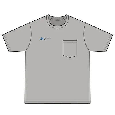Workwear Pro Short Sleeve Pocket Tee in Light Grey